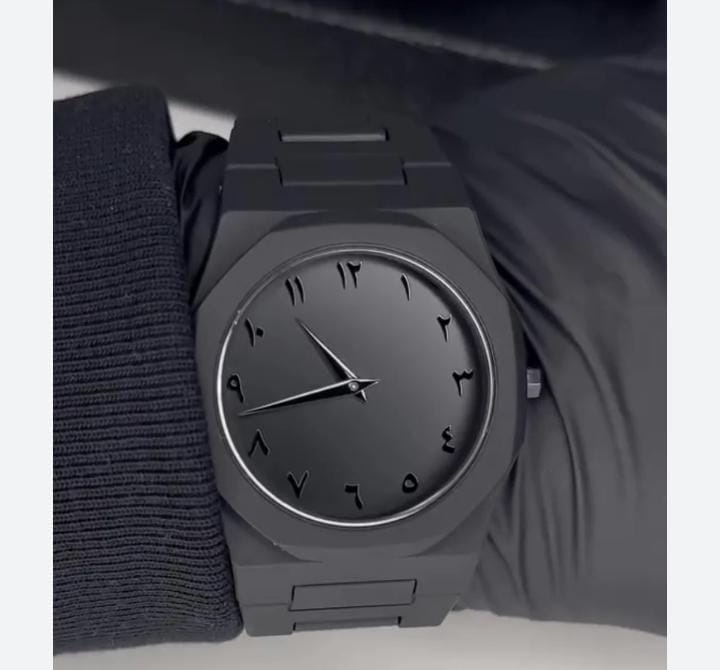 Aura watch 2025 New Arabic Aura Watch Black Modern Creative Design