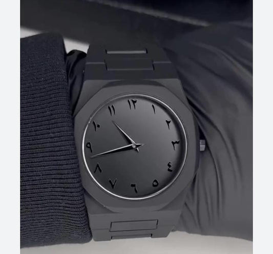 Aura watch 2025 New Arabic Aura Watch Black Modern Creative Design